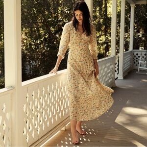 DOEN Charleston Dress in Tasha Garden XS Cotton Blend